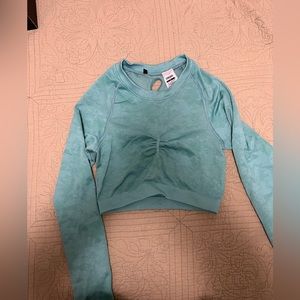 ADAPT CAMO SEAMLESS LONG SLEEVE CROP TOP